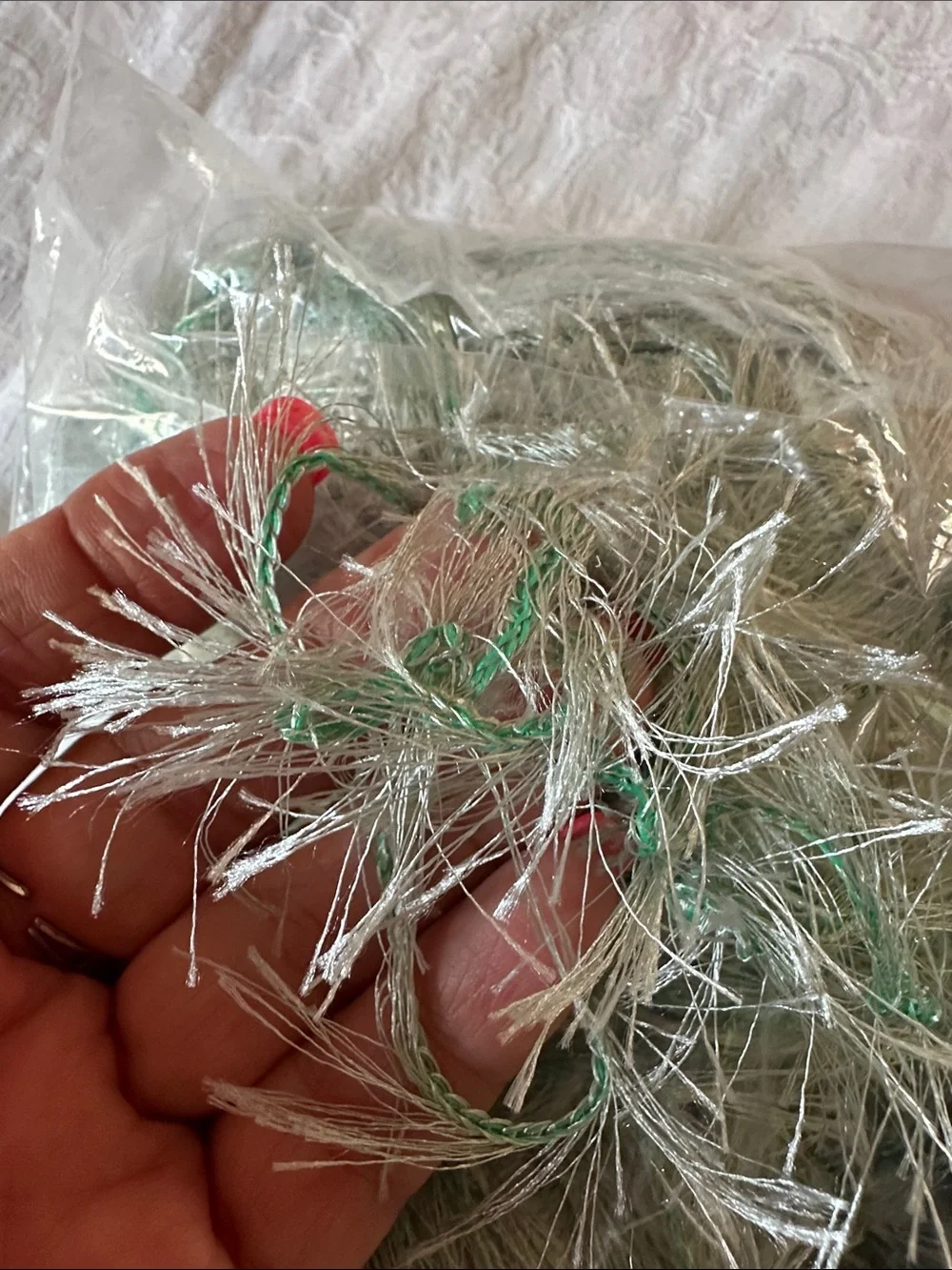 Yarn Eyelash 1 Pound Minty Green